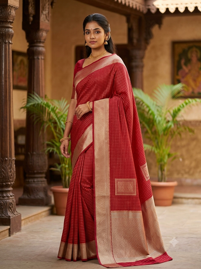 Pure Mysore Silk Saree.