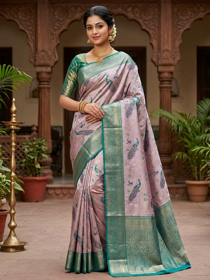 Kanchi Mix Silk Saree