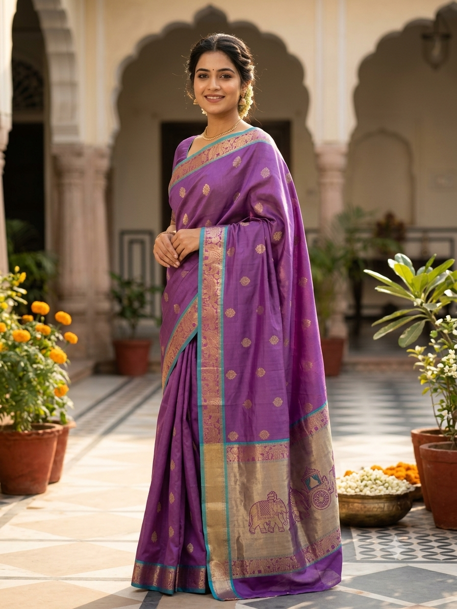Pure Kanchipuram Silk Saree