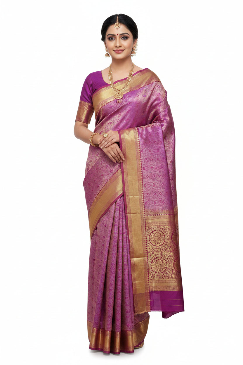 Kanchi Mix Silk Saree