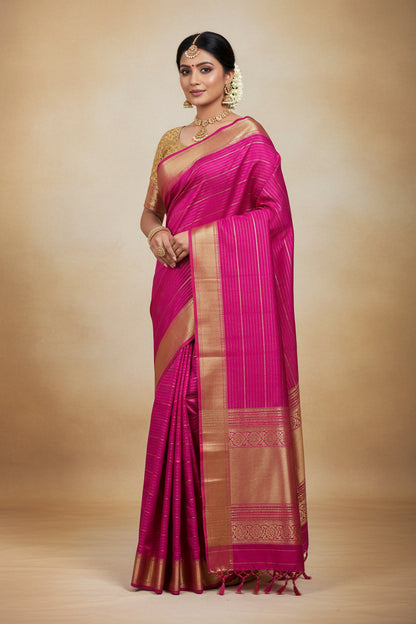 Pure Mysore Silk Saree.