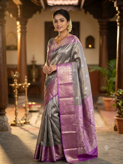 Kanchi Mix Silk Saree