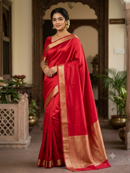 Pure Mysore Silk Saree.