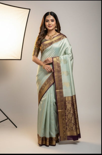 Kanchi Mix Silk Saree