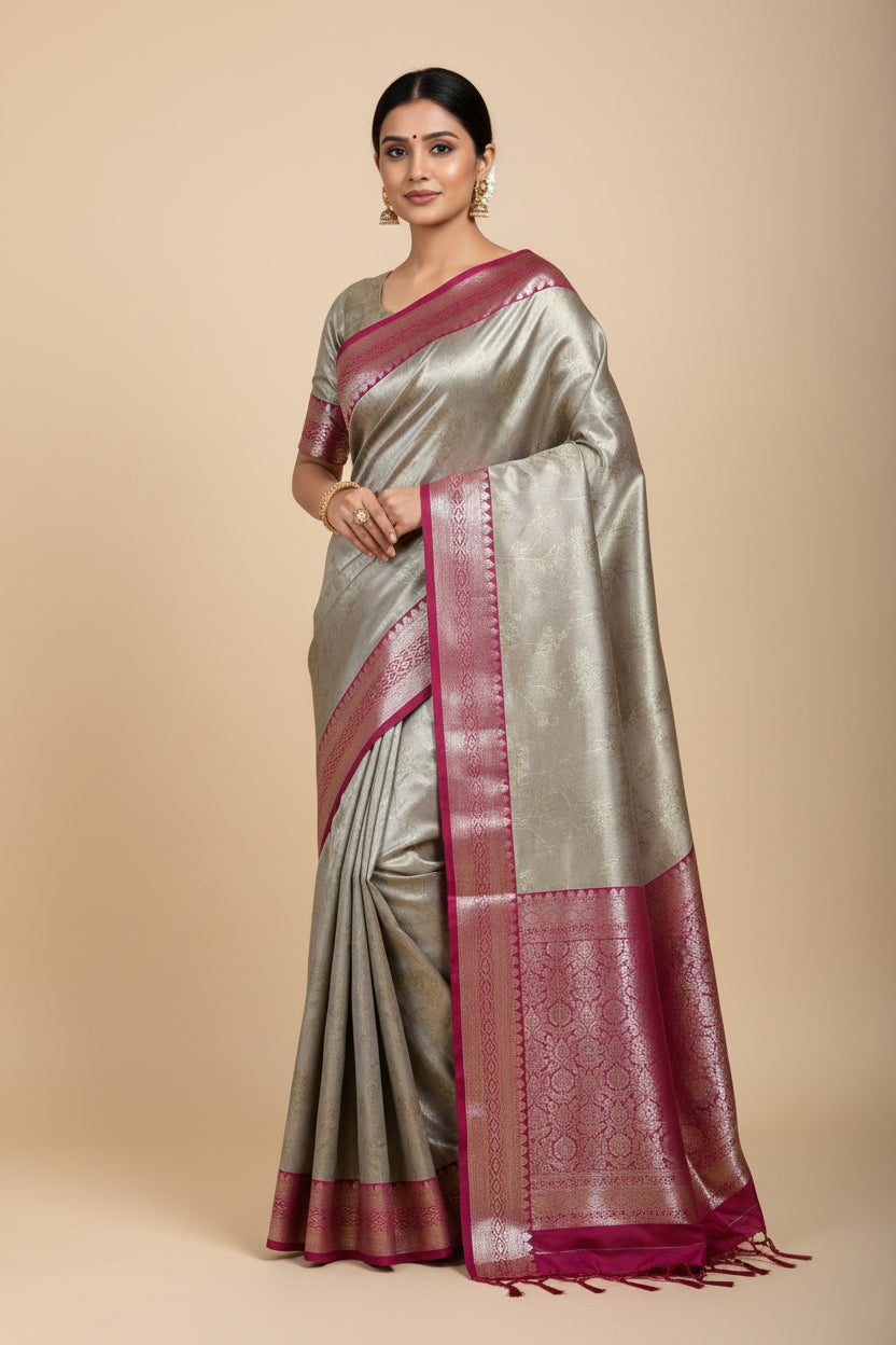 Kanchi Mix Silk Saree