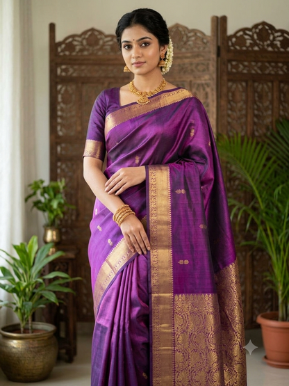 Pure Kanchipuram Silk Saree