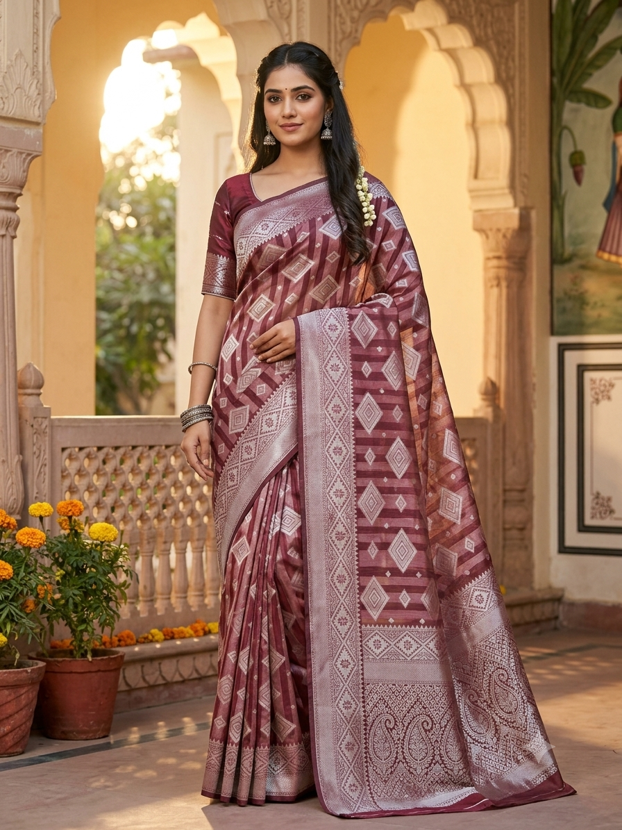 Pure Cotton Silk Saree