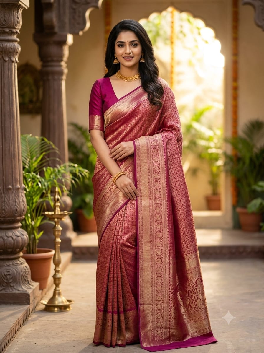 Pure Kanchipuram Silk Saree