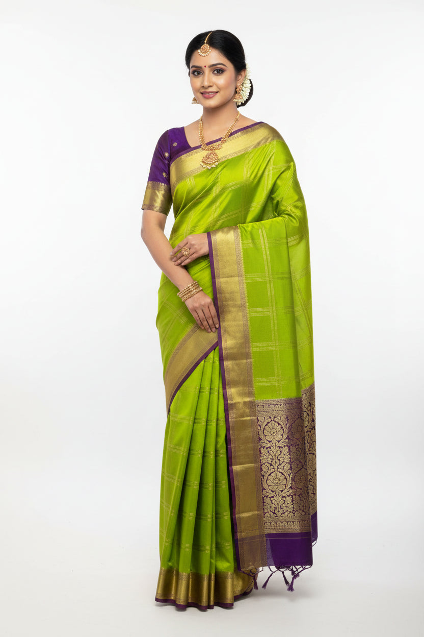 Pure Mysore Silk Saree.