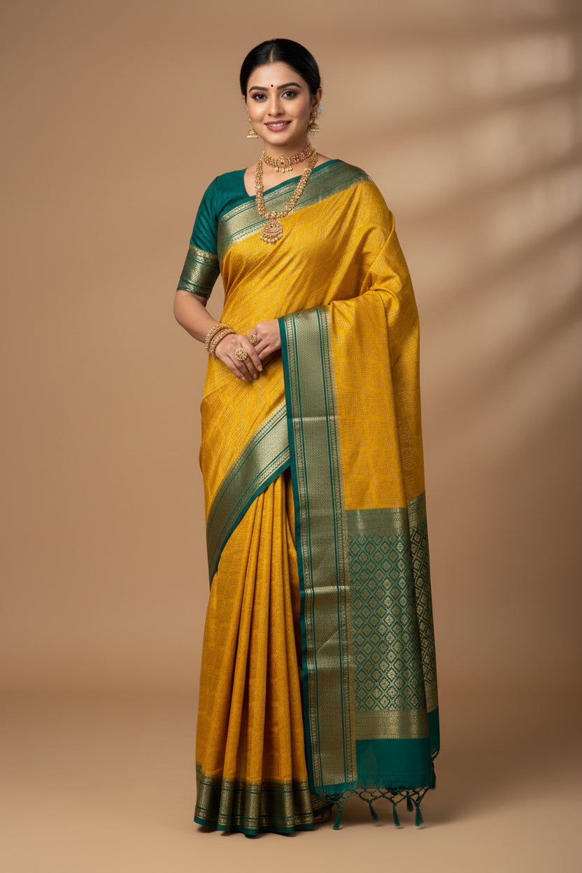 Pure Mysore Silk Saree.