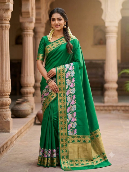 Pure Mysore Silk Saree.
