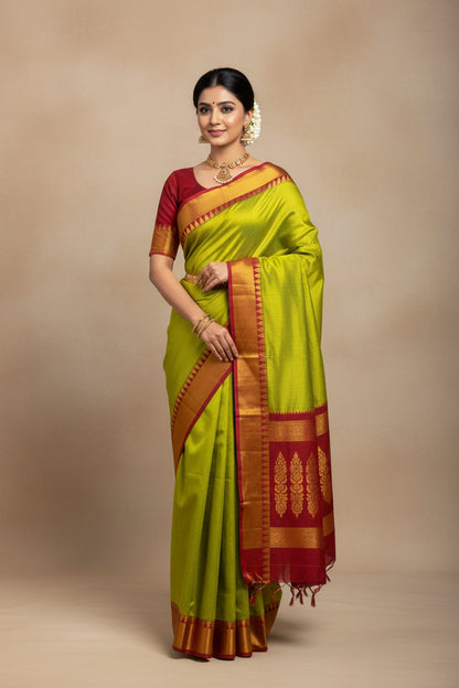 Pure Cotton Silk Saree