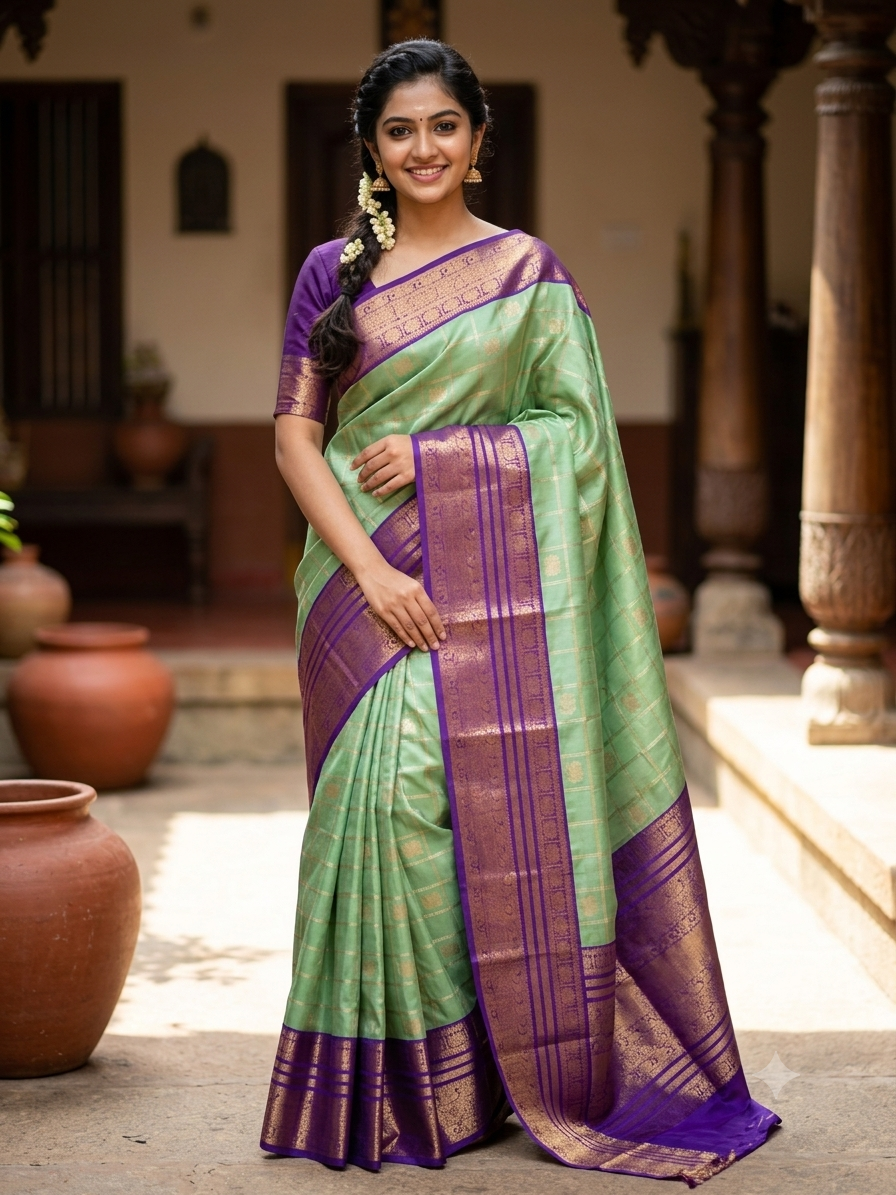 Pure Kanchipuram Silk Saree