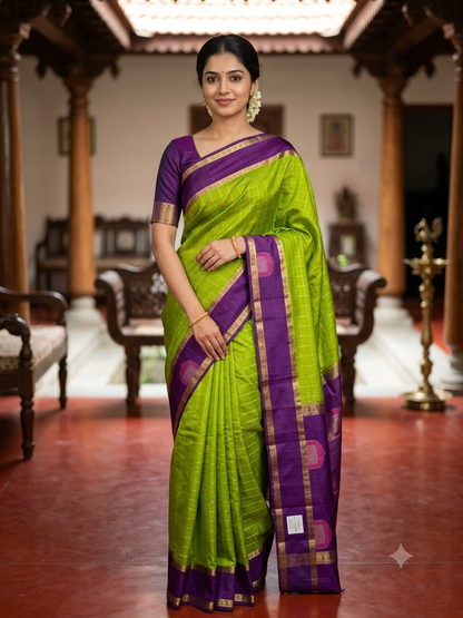 Pure Mysore Silk Saree ( 60 Grams )