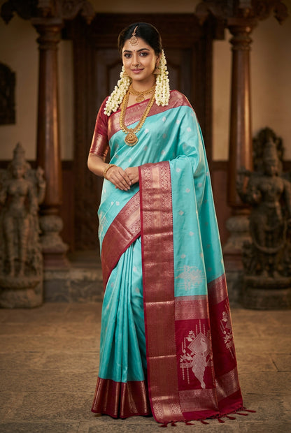 Kanchi Mix Silk Saree