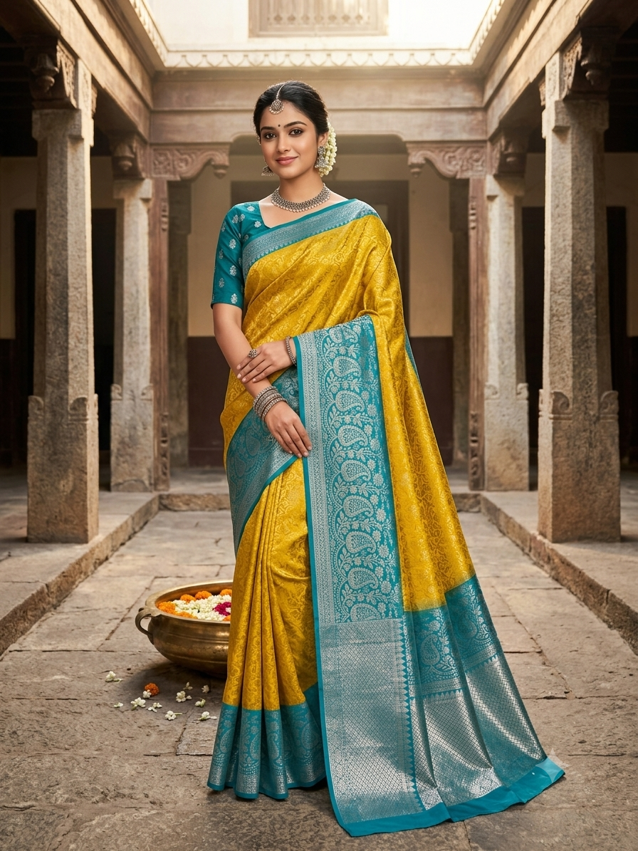 Pure Kanchipuram Silk Saree