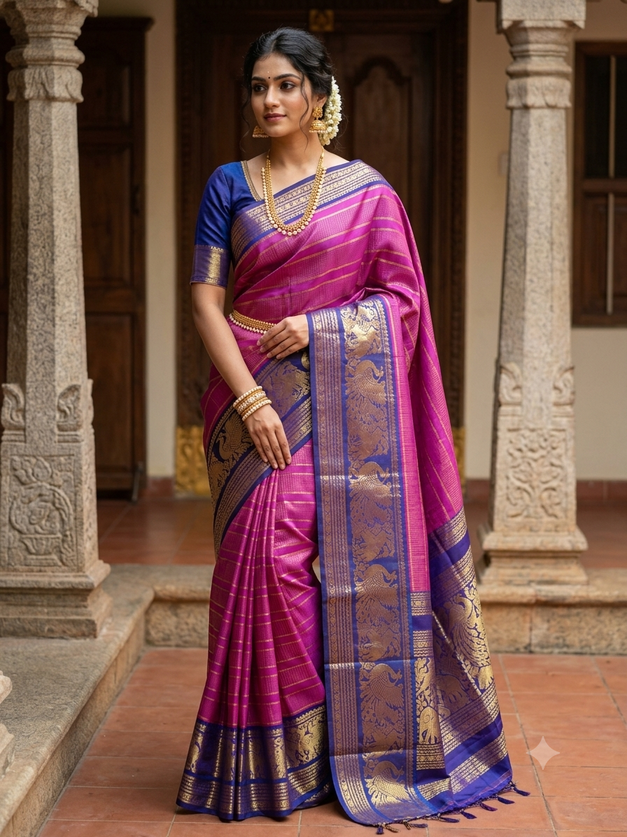 Pure Kanchipuram Silk Saree