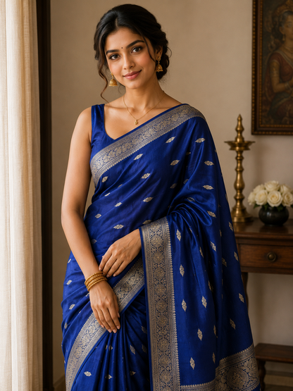 Pure Mysore Silk Saree ( 60 Grams )