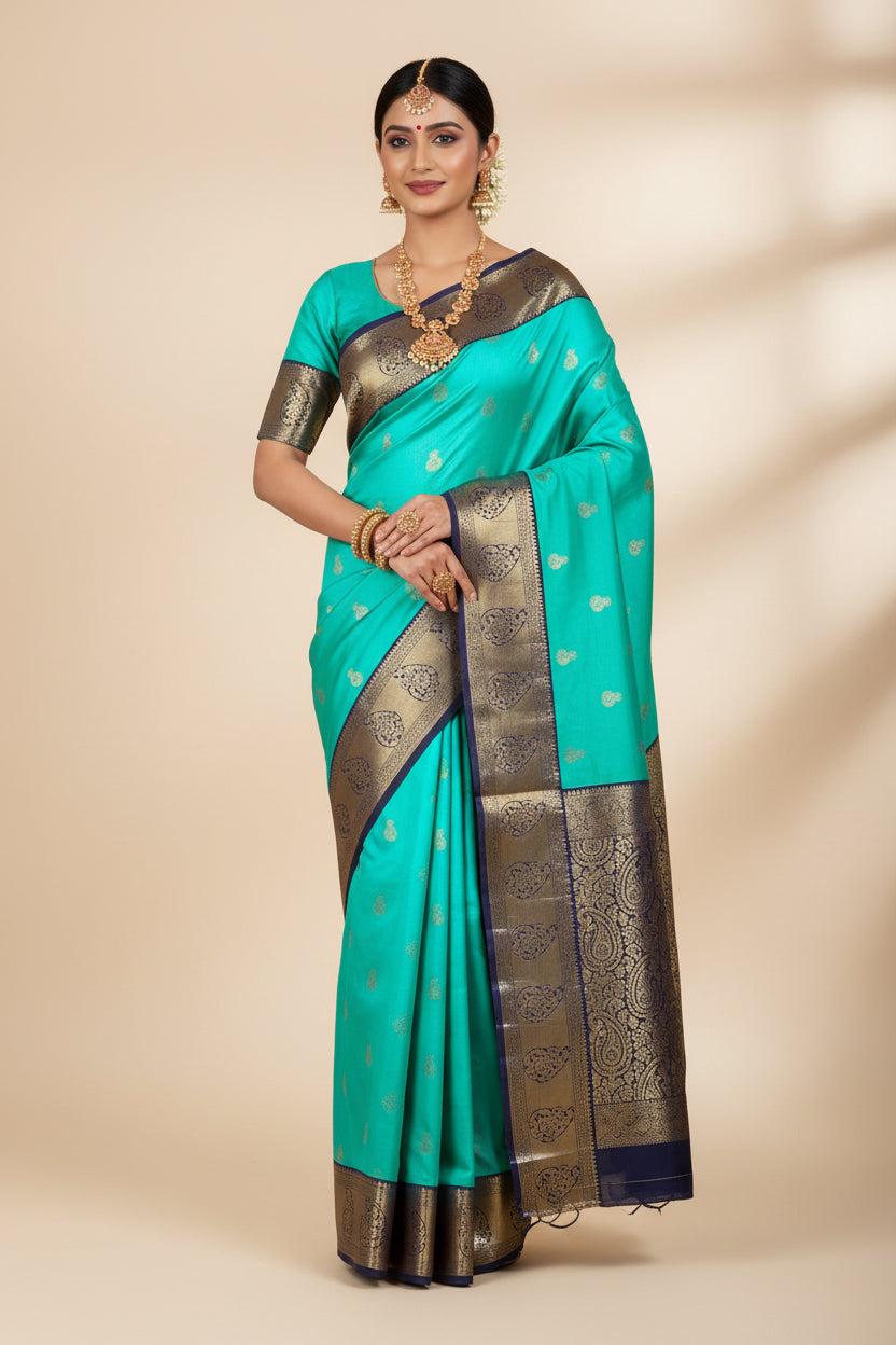 Kanchi Mix Silk Saree
