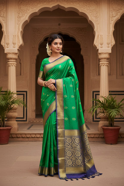 Kanchi Mix Silk Saree