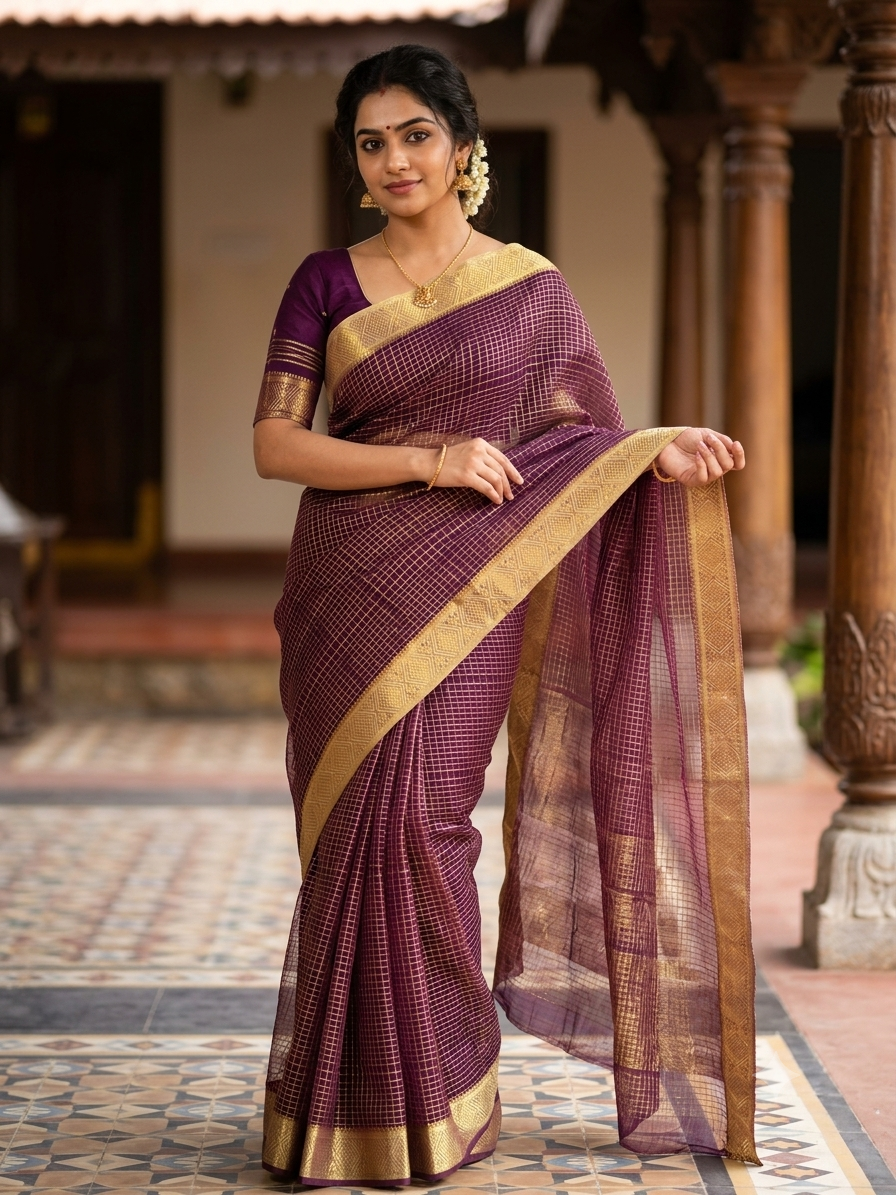 Pure Mysore Silk Saree.