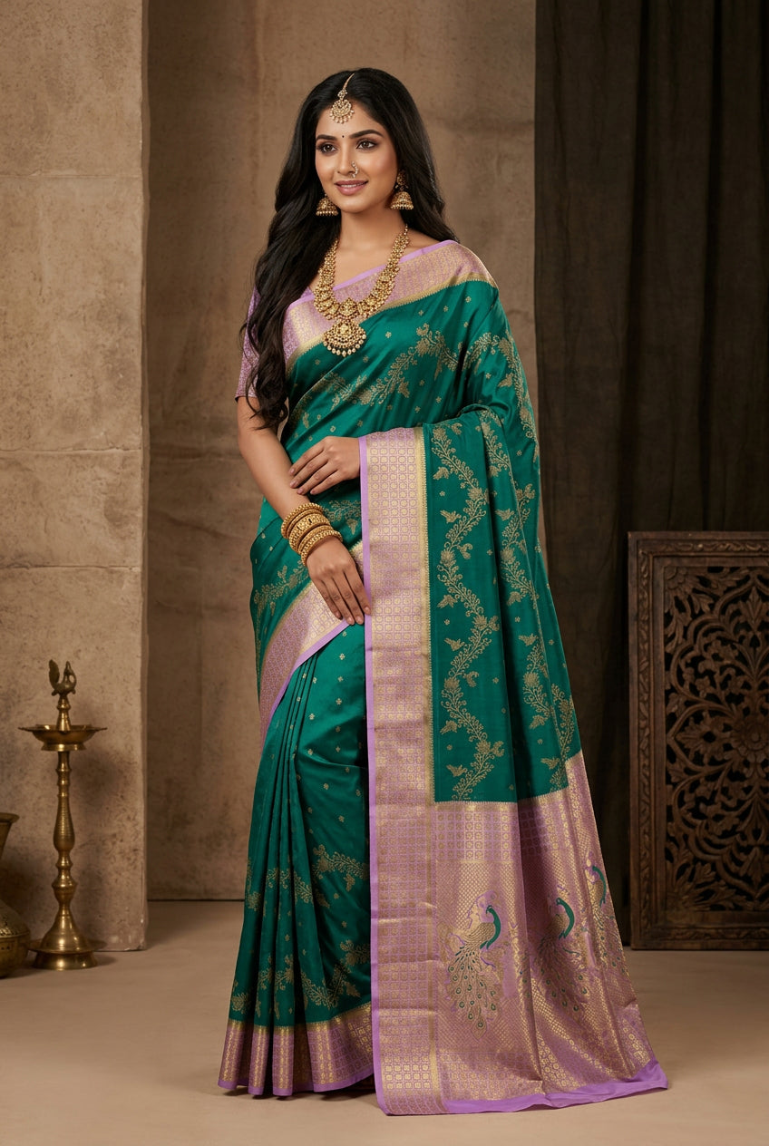 Pure Mysore Silk Saree.