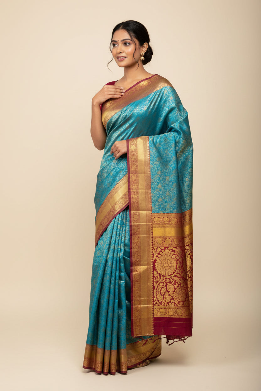 Pure Kanchipuram Silk Saree