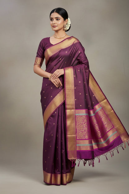 Kanchi Mix Silk Saree