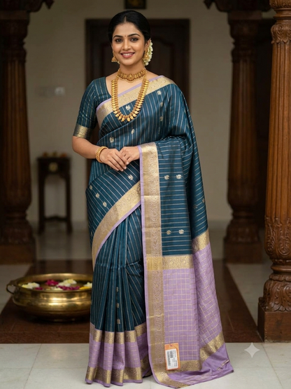 Kanchi Mix Silk Saree