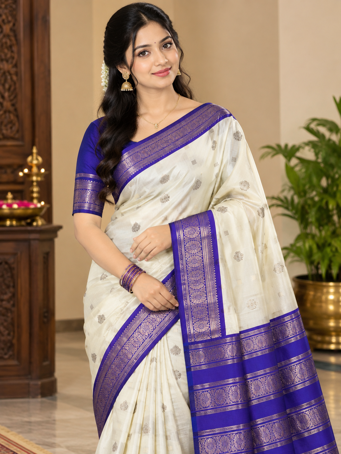 Pure Kanchipuram Silk Saree