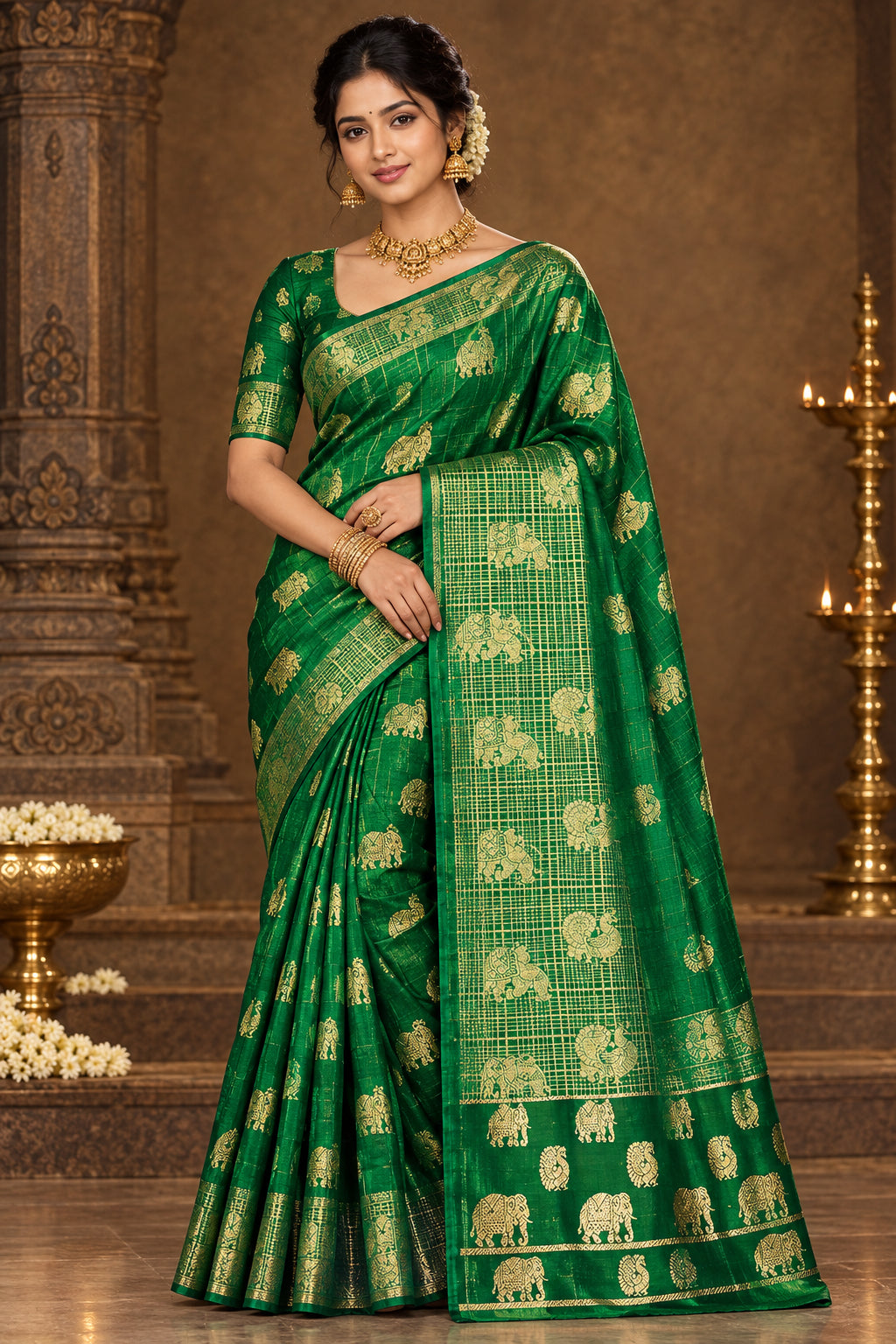 Pure Mysore Silk Saree.