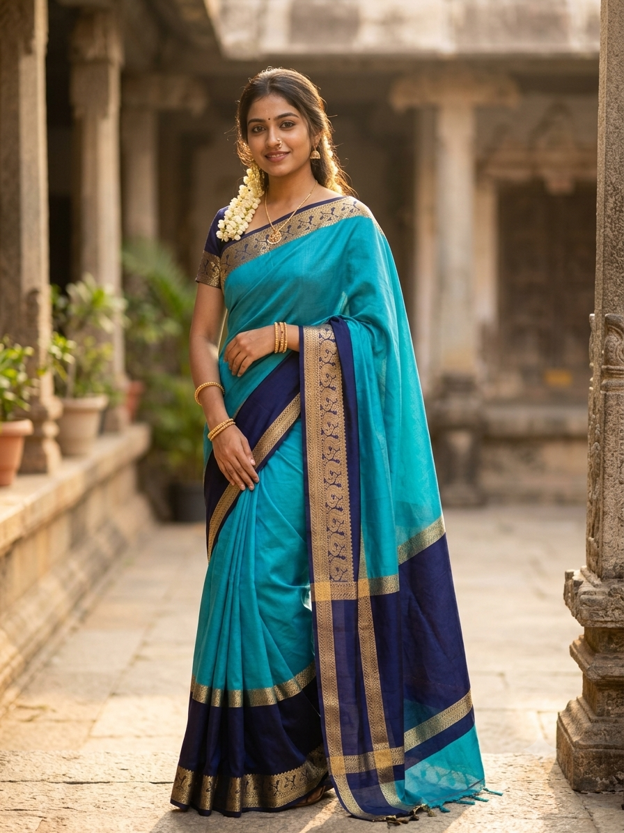Pure Mysore Silk Saree.