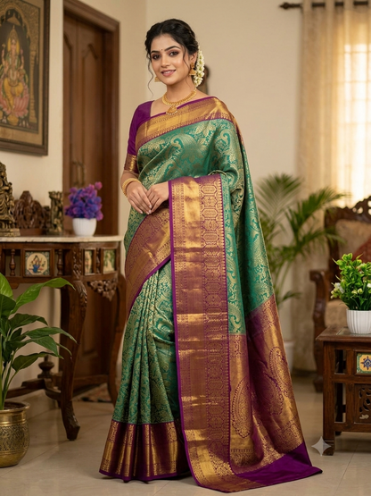 Pure Kanchipuram Silk Saree