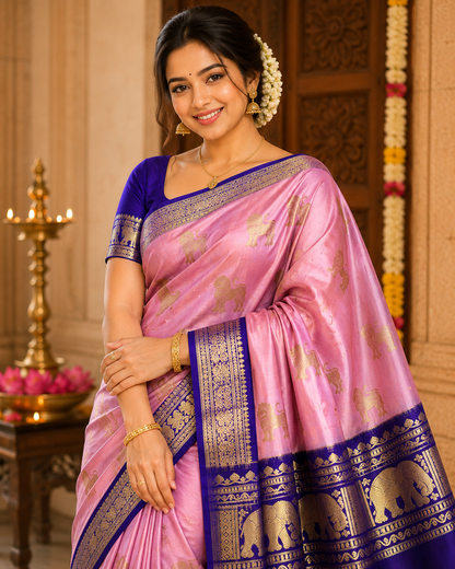Pure Kanchipuram Silk Saree