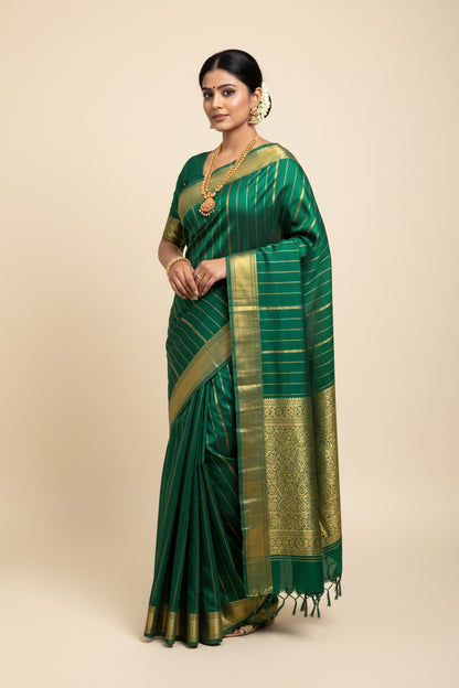 Pure Mysore Silk Saree.