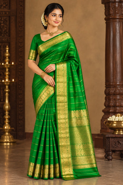 Pure Mysore Silk Saree ( 60 Grams )