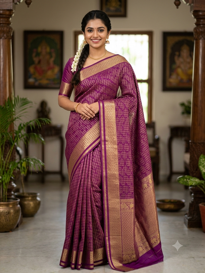 Pure Mysore Silk Saree.