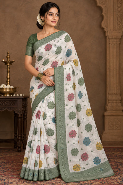 Pure Cotton Silk Saree