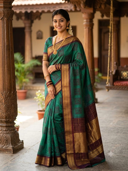 Pure Cotton Silk Saree