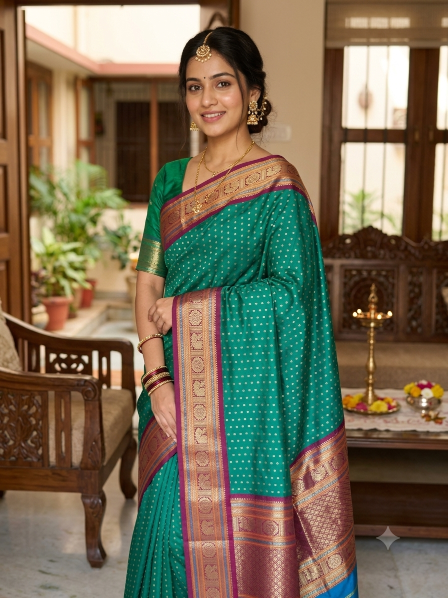 Pure Kanchipuram Silk Saree