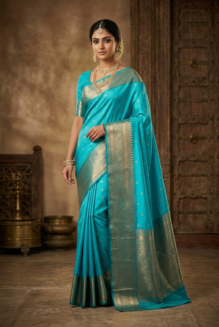Kanchi Mix Silk Saree