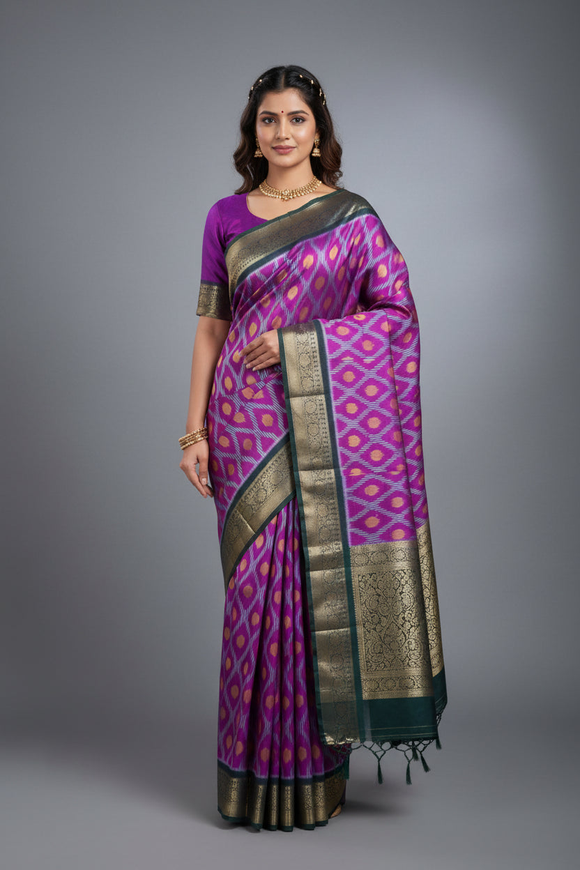 Kanchi Pure Pochampalli Silk