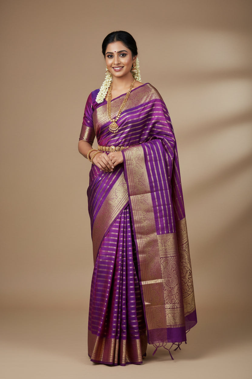 Kanchi Mix Silk Saree