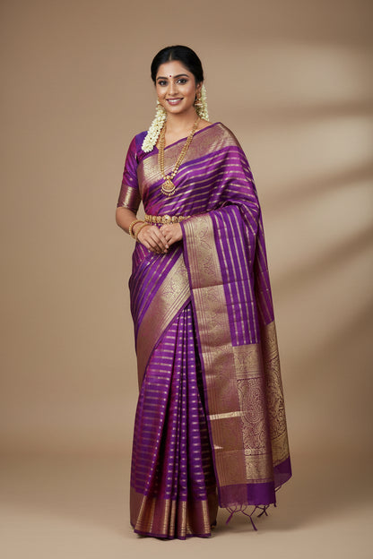 Kanchi Mix Silk Saree