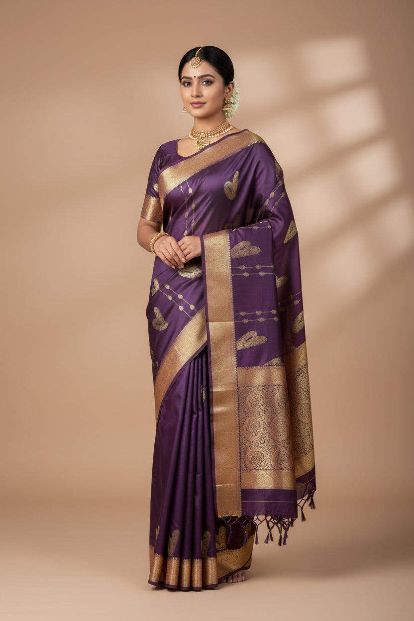 Pure Mysore Silk Saree.