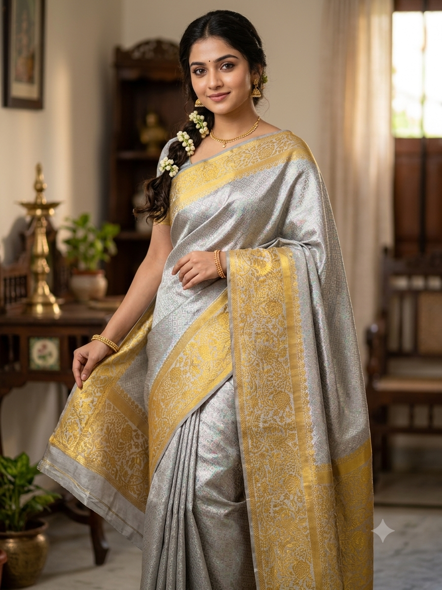 Raw Silk Saree.