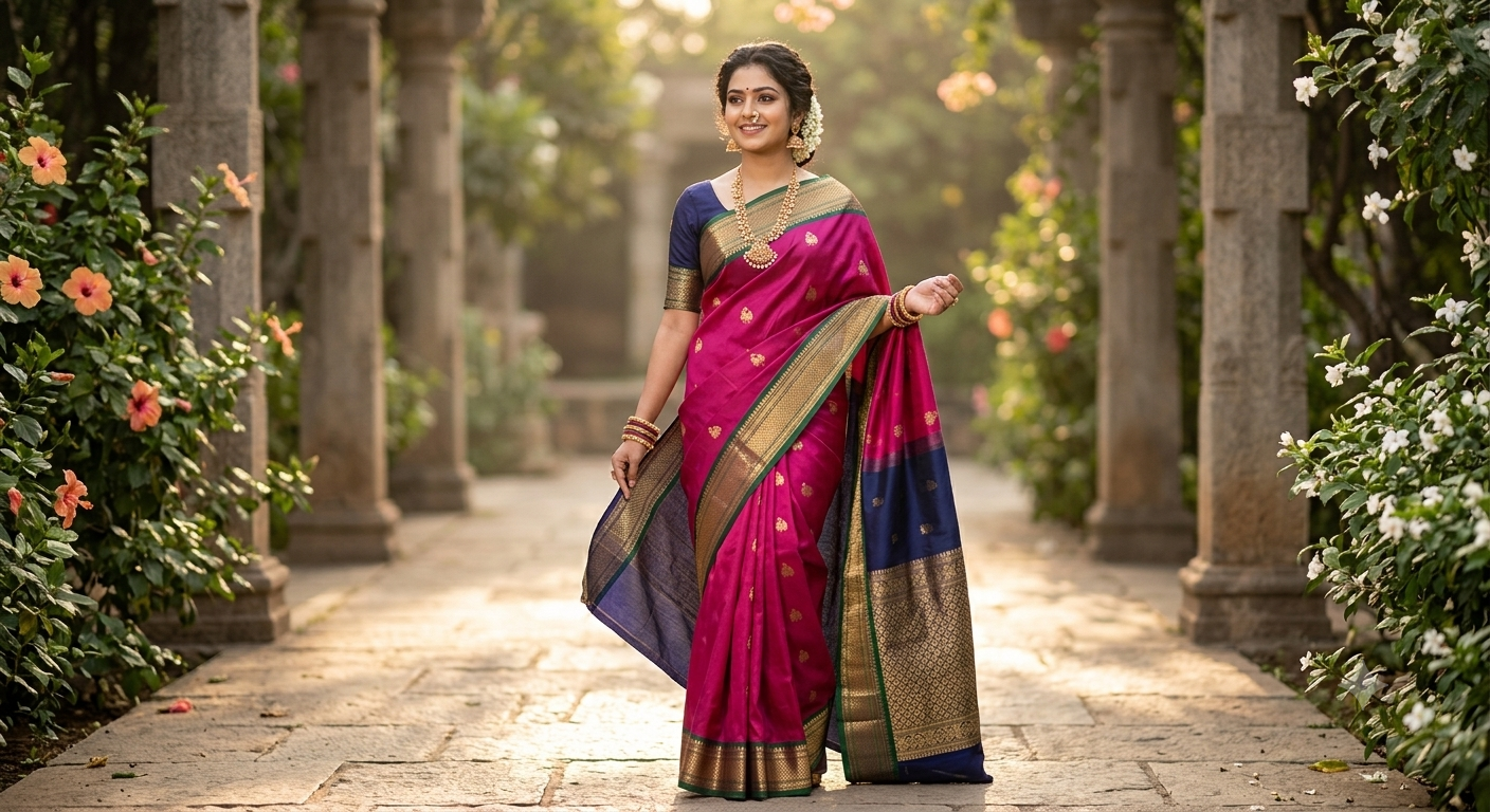 Pure Kanchipuram Silk Saree