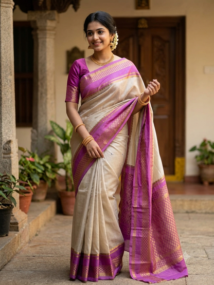 Pure Mysore Silk Saree.