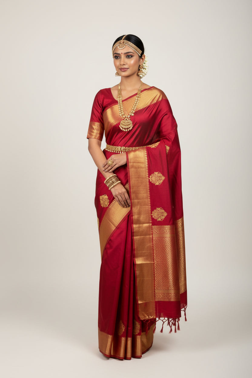 Pure Mysore Silk Saree.