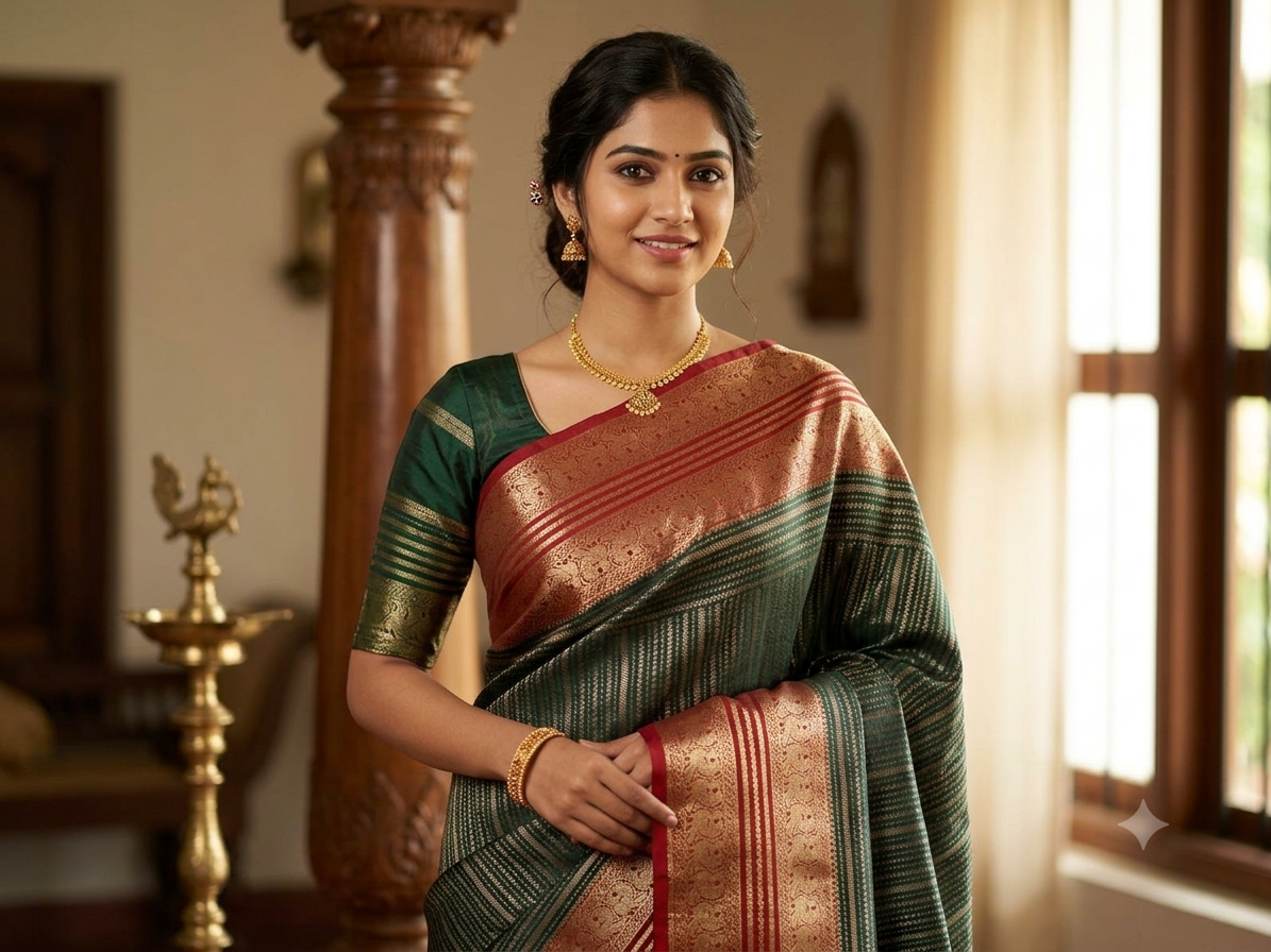 Kanchi Mix Silk Saree